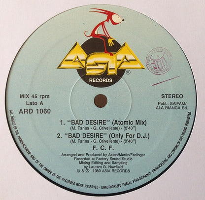 F.C.F. : Bad Desire (12")