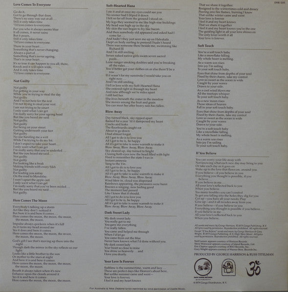 George Harrison : George Harrison (LP, Album)