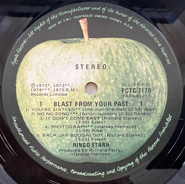 Ringo Starr : Blast From Your Past (LP, Comp)
