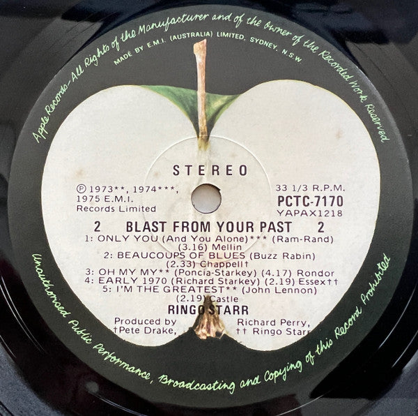 Ringo Starr : Blast From Your Past (LP, Comp)