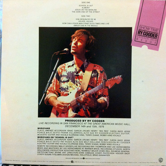 Ry Cooder : Show Time (LP, Album)