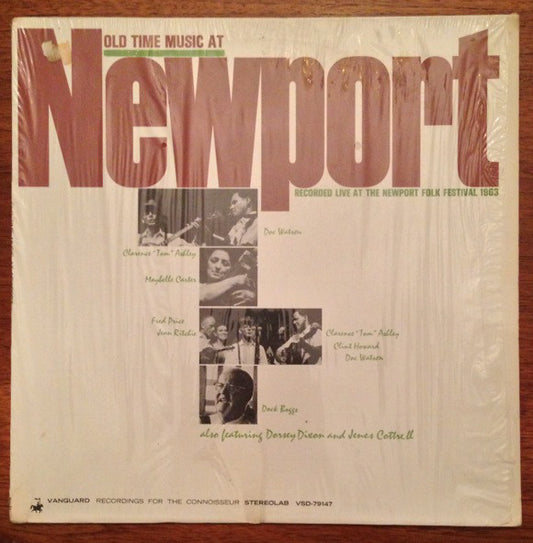Various : Old Time Music At Newport (Recorded Live At The Newport Folk Festival 1963) (LP)