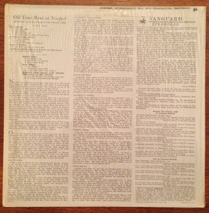 Various : Old Time Music At Newport (Recorded Live At The Newport Folk Festival 1963) (LP)