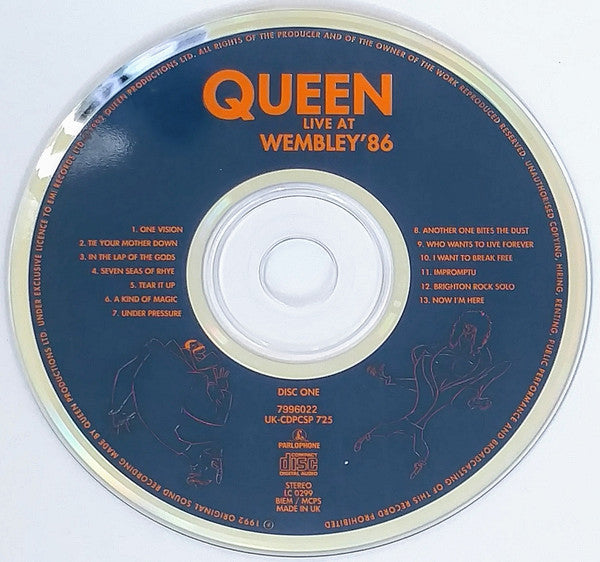 Queen : Live At Wembley '86 (2xCD, Album, Fat)