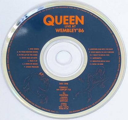 Queen : Live At Wembley '86 (2xCD, Album, Fat)