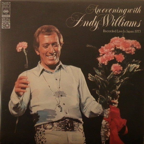 Andy Williams : An Evening With Andy Williams - Recorded Live In Japan 1973 (2xLP, Album, Quad, Gat)