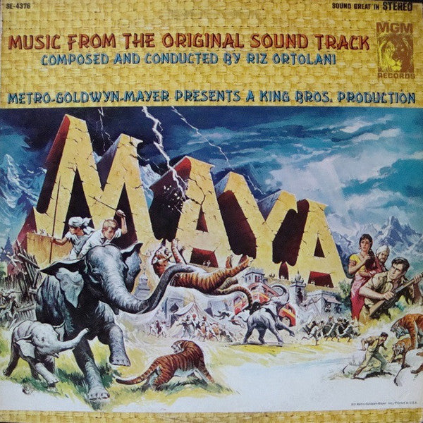 Riz Ortolani : Maya (Music From The Original Sound Track) (LP, Album)