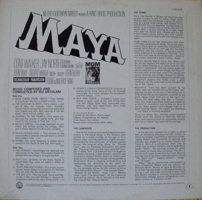 Riz Ortolani : Maya (Music From The Original Sound Track) (LP, Album)