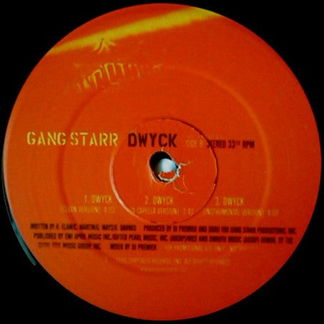 Gang Starr : Full Clip / Dwyck (12", Promo, RE, RP)