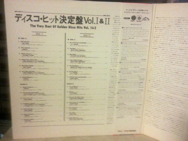 Various : The Very Best Of Golden Disco Hits Vol. I & II (2xLP, Comp)