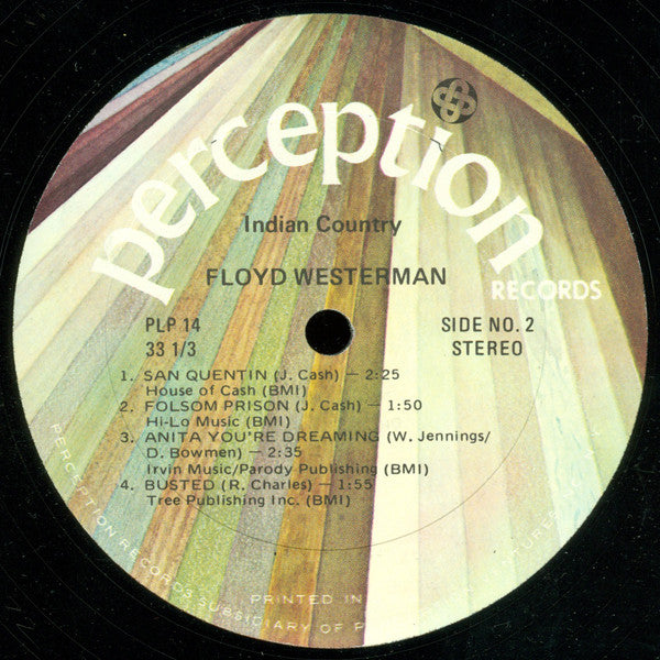 Floyd Westerman : Indian Country (LP)