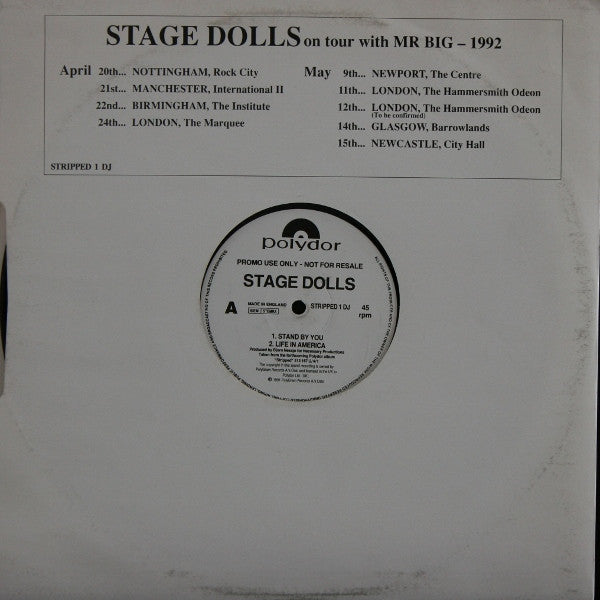 Stage Dolls : Stand By You (12", Promo)