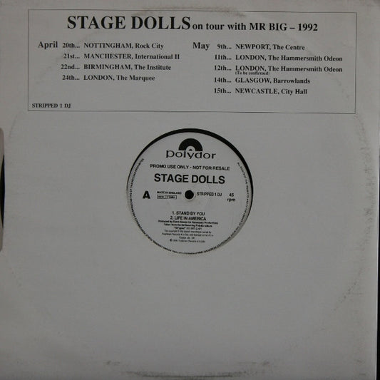 Stage Dolls : Stand By You (12", Promo)