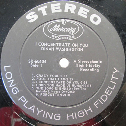 Dinah Washington : I Concentrate On You (LP)