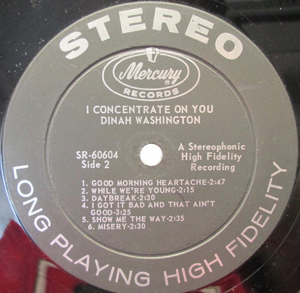 Dinah Washington : I Concentrate On You (LP)