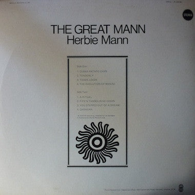 Herbie Mann : The Great Mann (LP, Comp, Club)