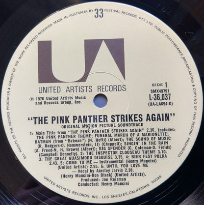 Henry Mancini : The Pink Panther Strikes Again (LP, Album)