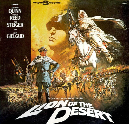 Maurice Jarre : Lion Of The Desert (Original Music From The Film) (LP, Album)