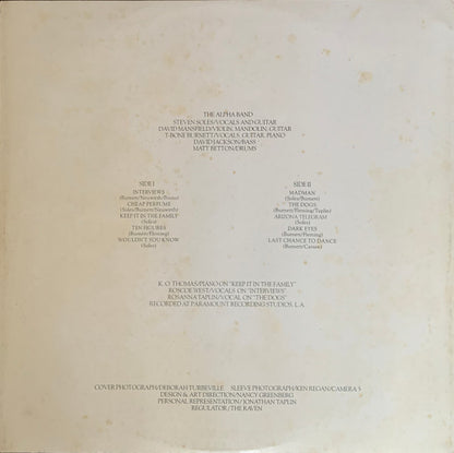 The Alpha Band : The Alpha Band (LP, Album)