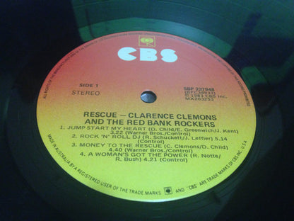 Clarence Clemons And The Red Bank Rockers : Rescue (LP, Album)