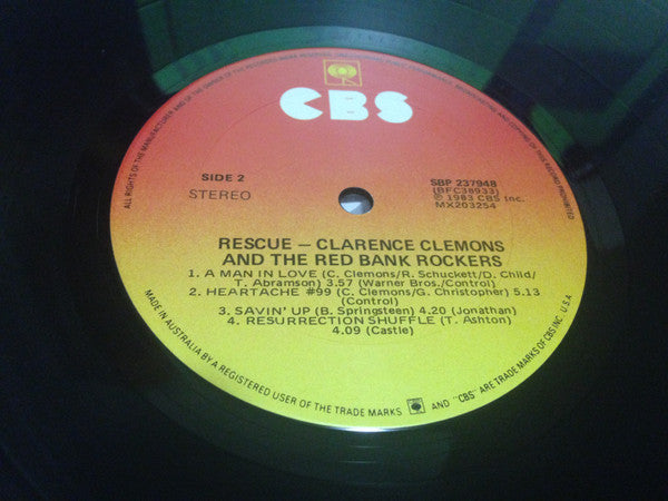 Clarence Clemons And The Red Bank Rockers : Rescue (LP, Album)