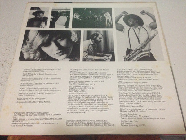 Clarence Clemons And The Red Bank Rockers : Rescue (LP, Album)