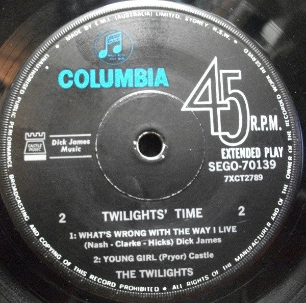 The Twilights (3) : Twilights' Time (7", EP)