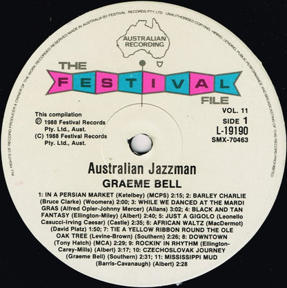 Graeme Bell : Australian Jazzman (LP, Comp)