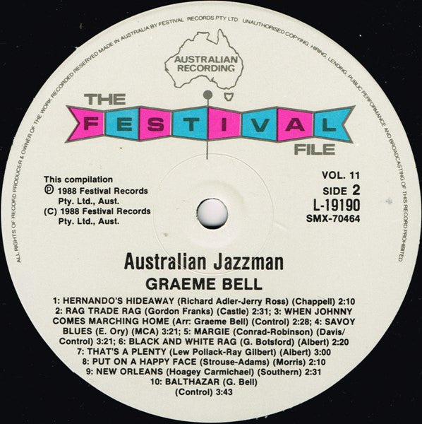 Graeme Bell : Australian Jazzman (LP, Comp)