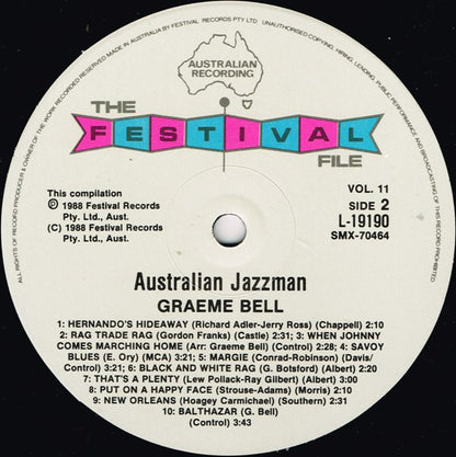 Graeme Bell : Australian Jazzman (LP, Comp)