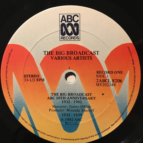 Various : The Big Broadcast 1932-1982 (2xLP)
