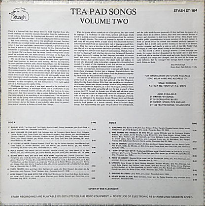 Various : Tea Pad Songs Volume Two (LP, Album, Comp)