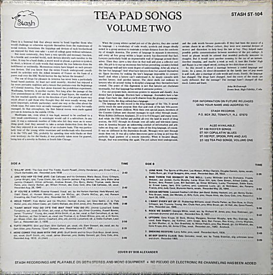 Various : Tea Pad Songs Volume Two (LP, Album, Comp)