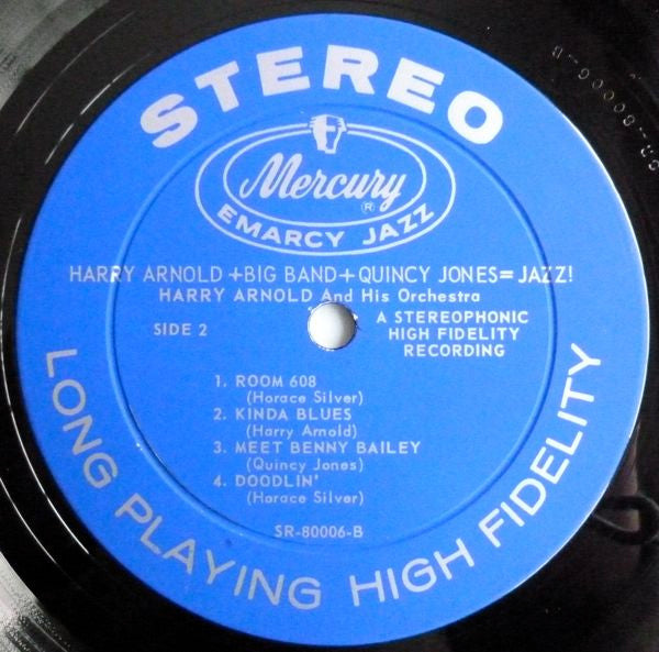 Harry Arnold And Quincy Jones : Harry Arnold + Big Band + Quincy Jones = Jazz! (LP, Album)