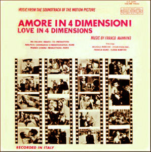 Franco Mannino : Amore In 4 Dimensioni - Love In 4 Dimensions (Motion Picture Soundtrack) (LP, Album)