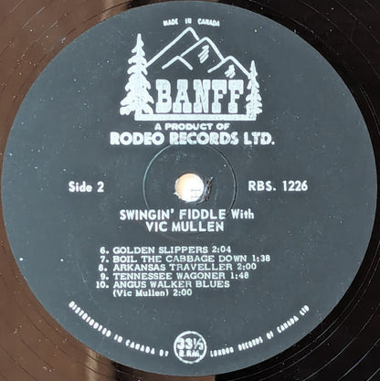 Vic Mullen : Swingin' Fiddle (LP, Album)