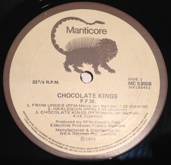 P.F.M.* : Chocolate Kings (LP, Album)