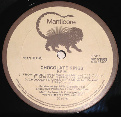 P.F.M.* : Chocolate Kings (LP, Album)