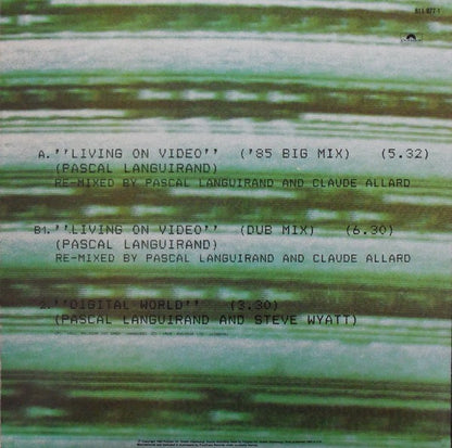 Trans-X : Living On Video ('85 Big Mix) (12", Single, Ltd)