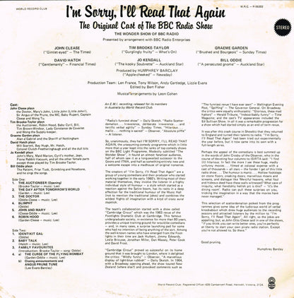 I'm Sorry, I'll Read That Again* : I'm Sorry, I'll Read That Again (LP, Comp, Mono, Club)