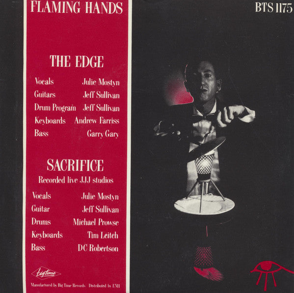 Flaming Hands : The Edge (7", Single)