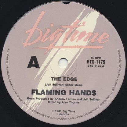 Flaming Hands : The Edge (7", Single)