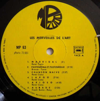 René Costy : Les Merveilles De L'Art (LP)