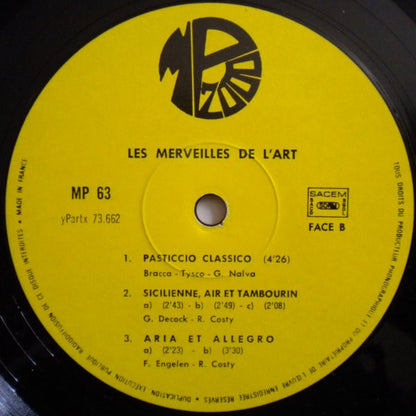 René Costy : Les Merveilles De L'Art (LP)