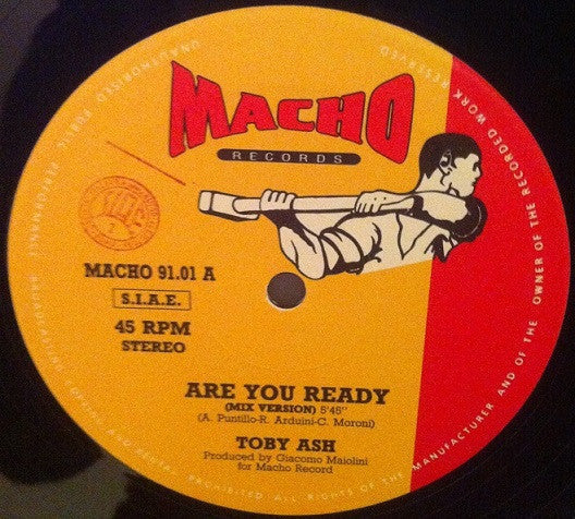Toby Ash : Are You Ready (12")