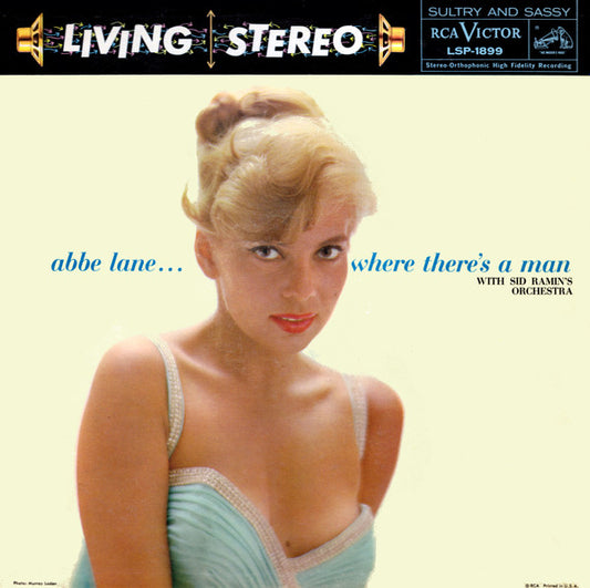 Abbe Lane With Sid Ramin And His Orchestra : Where There's A Man (LP, Album)