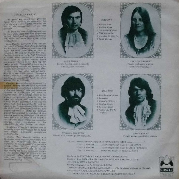 Finnegan's Wake (4) : Van Dieman's Land (LP, Album)
