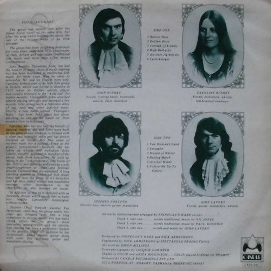 Finnegan's Wake (4) : Van Dieman's Land (LP, Album)