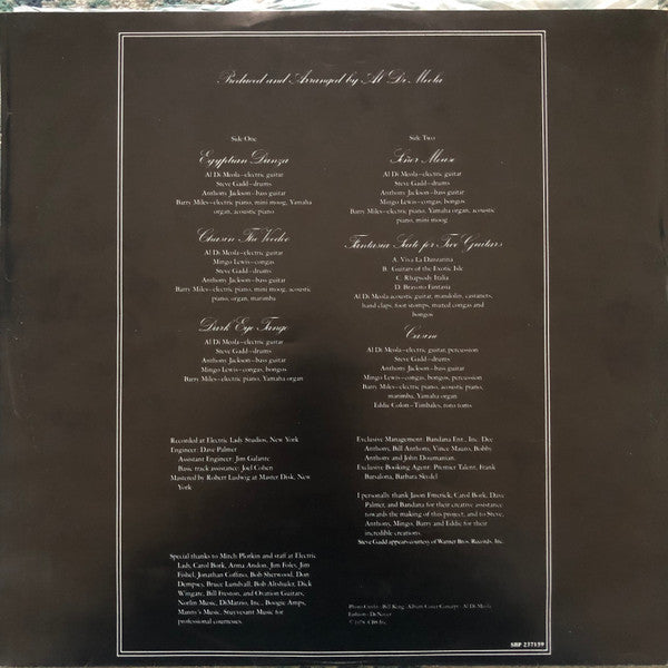 Al Di Meola : Casino (LP, Album)