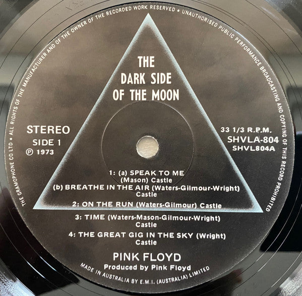 Pink Floyd : The Dark Side Of The Moon (LP, Album, Gat)